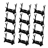 Operitacx 12pcs Display Stand Toy Display Supports Hook Mini Toy Swords Display Wall Mount Samurai Stand Katana Model Stand Holder Stand Storage Holders Storage Rack Plastic Arms Fan