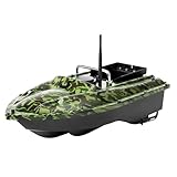 CHERIPOLI 500m 1.5KG Ferngesteuertes Tarnung Köder Boot, Ferngesteuert Futterboot, Tarnung Fischfinder, Angeln Beladung, zum RC Fernbedienung Fischköderboot