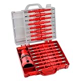 Ratschen-Schraubendreher, 34-in-1-Set mit 360-Grad-Rotationsmechanismus und leichtem, tragbarem Organizer, langlebiges Ratschen-Schraubendreher-Set
