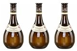 Kechribari Retsina 3x 0,5l Kechri | Geharzter Weißwein aus Griechenland | Milder Retsina | 11,5% Vol. | + 20ml Jassas Olivenöl