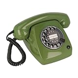 PureNature Wählscheiben- Telefon W611 mit Piezo-Hörer grün