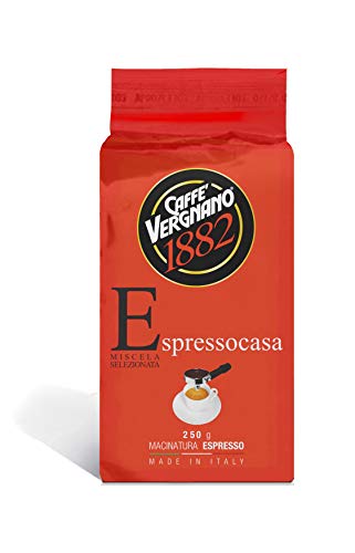 Vergnano Espresso CASA Kaffee gemahlen Schachtel 250 gr. für Siebträger