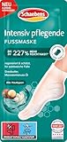 Schaebens Intensiv pflegende Fußmaske (2 Socken für 1 Anwendung) regeneriert & schützt mit Sheabutter, Macadamainuss-Öl für alle Hauttypen