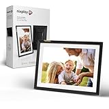 Nixplay 10.1 Zoll Touchscreen Smart Digitaler Bilderrahmen mit WiFi (W10P), Classic Mat Schwarz, Videoclips und Fotos sofort per E-Mail oder App teilen…