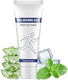 Beruhigendes Kühlgel, linderndes Körpergel, kühlend mit Menthol und Weihrauch, schnell wirkendes, klares schmerzlinderndes Gel, Körperpflegels, beruhigende Sportgele, sofortige Kühlgele (1)