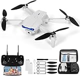 Drohne mit Kamera 720P HD für Kinder, WiFi FPV Drone für Anfänger, RC Quadcopter mit 2 Akku, Schwerkraft Sensor, 3D Flip Mode, Ein-Tasten-Start/Landung, Höhenhaltemodus, Headless Mode