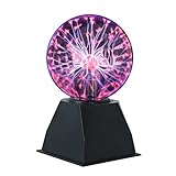 DAXGD 12 cm magischer Plasmaball, berührungsempfindlicher Plasmaball und Soundlampe, 5 '' Ionic Ball für Dekoration/Kinder/Geschenk