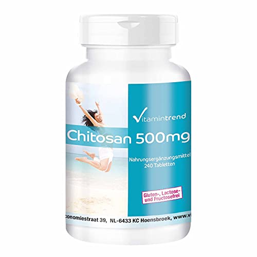 Chitosan 500mg - 240 Tabletten - Fettblocker - Kohlenhydratblocker