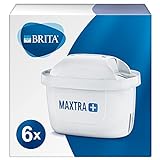 Brita Maxtra Sixpack - sechs Patronen zum Kalkfiltern, Weiß, Außen: Plastik^Innen: Aktivkohle, Ionenaustauscher, Zusammenklappbar