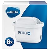 Brita Maxtra Sixpack - sechs Patronen zum Kalkfiltern, Weiß, Außen: Plastik^Innen: Aktivkohle, Ionenaustauscher, Zusammenklappbar