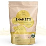 Avoketo Shaketo - Dein Mahlzeitersatz für eine ausgewogene gewichtskontrollierende Ernährung - 20 Portionen - Vanillegeschmack - Vegan