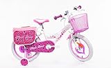SCH Pink Love, Kinderfahrrad, 40,6 cm (16 Zoll), Weiß