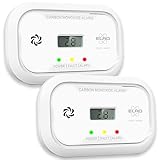 2er-Pack ELRO FC5003 Kohlenmonoxidmelder | 10-Jahres-Sensor | Mit Display | 2 Stück