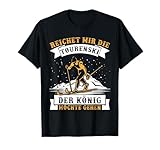 Skibergsteiger Reichet mir die Tourenski Wintersportler T-Shirt
