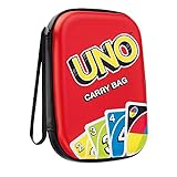 UNO Tragetasche I Praktische Spielkarten-Tasche für unterwegs I Schützt Karten vor Nässe und Staub I Maße: 11 cm x 3,5 cm x 15,5 cm I Spielzeug für Kinder ab 3 Jahren