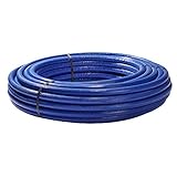 H2O-Flex Aluverbundrohr, Mehrschichtverbundrohr, 6 mm Isolierung blau, 16 x 2 mm, 50 m Rolle, DVGW Rohr