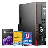 Fujitsu Esprimo D757 PC Computer Intel Core i5-6500@ bis zu 3,6 GHz 32 GB 512 GB SSD mit Windows 11 Pro & GRATIS Bluetooth, WLAN & Antiviren-Software inkl. 12 Monate Garantie (Generalüberholt)