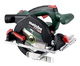 metabo Akku-Handkreissäge KS 18 LTX 57 BL - 18V, 57mm Schnitttiefe, Brushless-Motor - Aluminium-Bodenplatte, exakte Kappschnitte, ergonomisches Design - Ideal für Baustellen