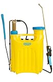 Gloria Kolbenrückensprühgerät Pro 1800 | 18 L Rückenspritze | Gartenspritze mit Profi Tragesystem und Druckregler | Inkl. Verlängerungsrohr | Auch für Linkshänder