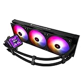 TR FW PRO 360 ARGB CPU AIO Cooler, LCD-IPS-Bildschirm mit Auflösung 320 x 320, für AM5 und Intel 1700/1851, hohe Leistung, 360 Specs, gekühlt, mit abnehmbarem Display von 6,3 cm (2,73 Zoll)