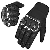 SAWANS Motorradhandschuhe für Herren und Damen Vollfinger-Touchscreen atmungsaktiv schützende Motorradhandschuhe Mountainbike für BMX ATV MTB Radfahren Klettern Motocross Straßenrennen