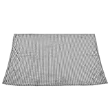 WPKD BLUEIY Flanell-Überwurfdecke, flauschig, leicht, atmungsaktiv, Fleecedecke, stilvolles, schlichtes Design, 127 x 152,4 cm, Grau, für Sofa und Picknick