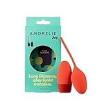 AMORELIE Joy – Vibro-Ei Whirl | mit Fernbedienung | aus Silikon & ABS | Rot