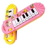 HONMEET 2st Mini-elektropiano Spielzeug Zum Spielen Von Musikinstrumenten Frühpädagogisches Musikspielzeug Klavier Musikinstrumente Tastatur-Spielzeug Kindertastatur -Klavier Plastik