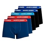 JACK & JONES Herren Jaclee Trunks 5 Pack Boxershorts, Surf The Web, XL EU