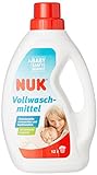NUK Vollwaschmittel. 750 ml. für die sanfte und effektive Reinigung von Babywäsche. naturbasiert. dermatologisch getestet. 1er Pack (1 x 750 ml)