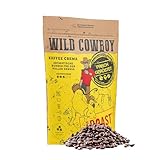 Blank Roast - Wild Cowboy Kaffee - Kaffeebohnen 500g - mit Hickoryholz geröstet - Ganze Kaffeebohnen aus Brasilien & Uganda - 100% Arabica-Blend mit schokoladigen Nuancen - säurearm