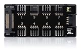 Noctua NA-FH1, 8-Kanal Lüfter-Hub für bis zu acht 12V- oder 5V-basierte 4-Pin PWM oder 3-Pin Lüfter (Schwarz)