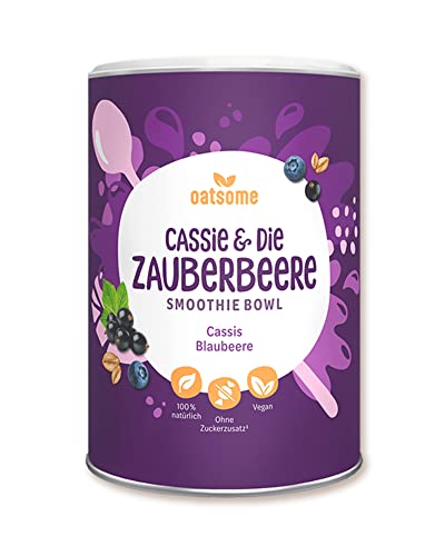 OATSOME® Cassie | Smoothie Bowl Mit Cassis & Erdbeere |100% Natürlich, Vegan & Ohne Zuckerzusatz + Zusatzstoffe | Einfache Zubereitung | Frühstück | Superfoods | Gefriertrocknung | 400g
