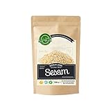 Eat Well Sesam Samen - 1 kg Packung | Samen Set zum Kochen und Backen | Samen Gewürzmischung | Pflanzen Samen | 100% Natürlich und Vegan | Sesam im Wiederverschließbarem Aromabeutel