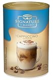 KRÜGER Signature Blend Cappuccino weniger süß 200g Dose, löslicher Bohnenkaffee mit köstlicher Schaumkrone
