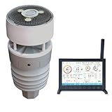 ECOWITT Wittboy Wetterstation HP2564, 7-in-1-Funkwetterstation mit Außensensoren, 7-TFT-Farb-Touchscreen-Innenkonsole, Empfang der Wettervorhersage für den Hausgarten, 868 MHz