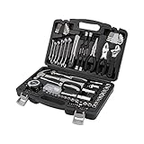Amazon Basics Allgemeines Handwerkzeug-Set für den Haushalt, 131-teilig