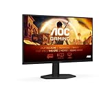 AOC Gaming 25G42E - 25 Zoll Full HD Monitor, 180 Hz, 1 ms, FreeSync Prem., G-Sync comp., HDR10 (1920x1080, 1x HDMI 2.0, 1x DisplayPort 1.4) schwarz grau