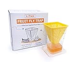 4X Fruchtfliegenfalle Fruchtfliegen-Falle, Fruchtfliegen-Lebendfalle, Hochwirksame Ökologische Fruchtfliegenfalle für Küche und Innenraum Obstfliegenfalle