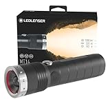 Ledlenser MT14, LED Taschenlampe, wiederaufladbar, fokussierbar, mit Akku, 1000 Lumen im Boost Mode, 320 Meter Leuchtweite, 192 Stunden Leuchtdauer, 1 Stk.