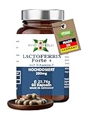 Lactoferrin von MyVitalityPlus | 60 Kapseln | 200mg Tagesdosis Schwarzkümmelöl + 80mg Vitamin C | Eisenbindendes Protein | Hochdosiert | NEU