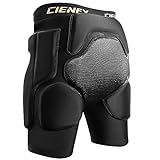 Cienfy 3D hüftschutz Eva protektorenhose gepolsterter Shorts impakthose steißbeinpad für Skifahren Skateboardfahren snowboardfahren und eislaufen