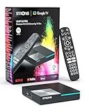 STRONG Leap-S3 Pro 4K UHD Google TV-Streamingbox Mit Ethernet-Port, Android 12, 4GB RAM + 32GB Speicher, Wi-Fi 6, Integriertem Chromecast, Google-Sprachsteuerung, Dolby Atmos & Dolby Vision