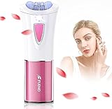 Epilierer Damen, Gesichts Epilierer Damen mit LED-Licht, Frauen Kabellose Epilierer, Gesicht Körper Haarentfernung, Elektrischer Haarentferner Damen, Epilierer für Intimbereich
