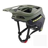 cratoni - MadFlex MIPS RECCO - Fahrradhelm - Olive matt - 55-58 cm - Jugendliche Erwachsene - MTB BMX City Cross - inkl. RennMaxe Silikonband