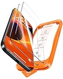 TORRAS für iPhone 16 Pro für Panzerglas [Full Screen] TOP Bruchsicherheit Folie für iPhone 16 Pro Schutzfolie 9H+ Schutzglas [Auto-Installation] Anti-Fingerabdruck, 2 Stück