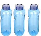 Spar Set 3x 0,75L Tritan Trinkflaschen Kavodrink BPA frei enthält neue blaue Deckel mit integrierter Dichtung