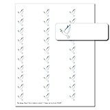 The Image Shop - Dove – Adressetiketten – 2,5 x 7,4 cm; 30 pro Blatt, 150 Etiketten