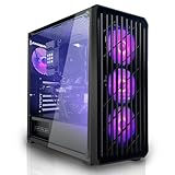 SYSTEMTREFF Basic Gaming PC AMD Ryzen 5 PRO 4650G 6x4.2GHz | AMD RX Vega 7 4K HDMI DX12 | 256GB SSD | 16GB DDR4 RAM | WLAN Desktop Computer Rechner für Gamer, Zocker