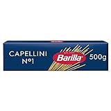 Barilla Pasta Nudeln Klassische Capellini n. 1 aus hochwertigem Hartweizen immer al dente 500 g
